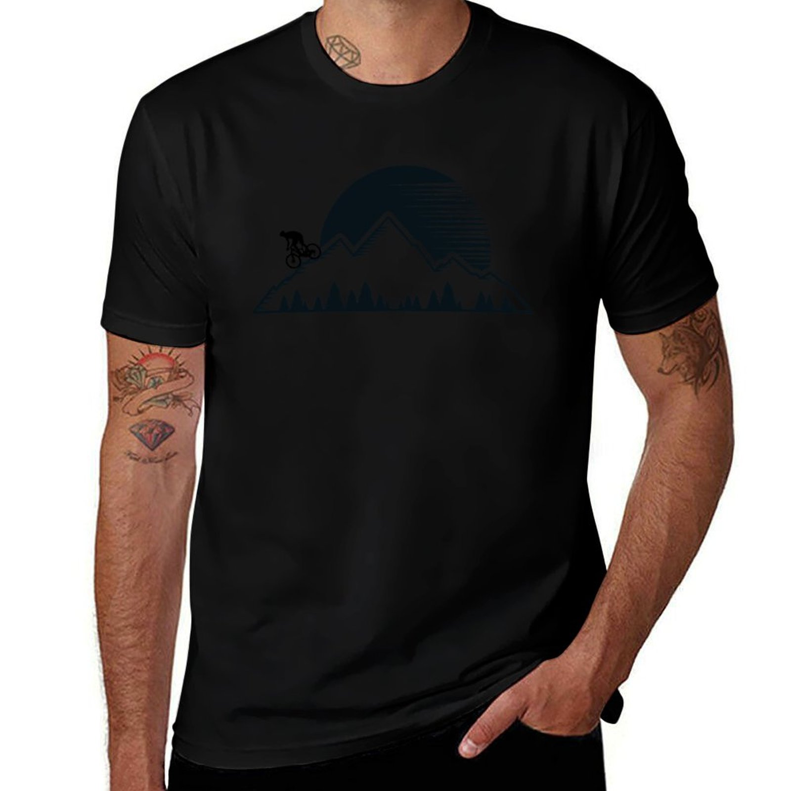 Mountain Biking Holidays - T-shirt da mountain bike da downhill,