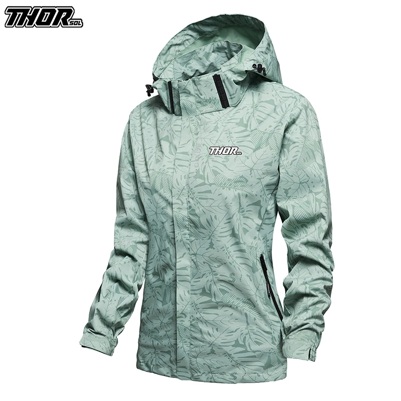 Mountain Biking Jacket - THORSOL Ropa Mtb Enduro Donna Escursionismo
