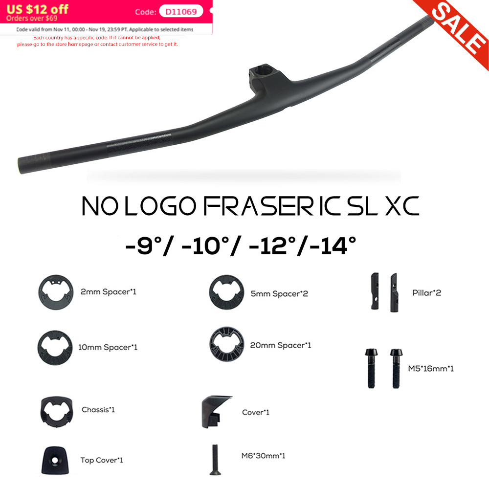 Mountain Biking Logo - Manubrio FRASER IC SL XC senza