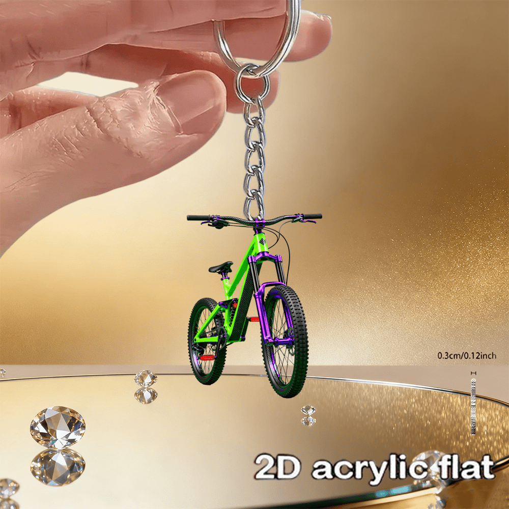 Portachiavi 2D a forma di moun - Mountain Biking Holidays recensione e prezzo