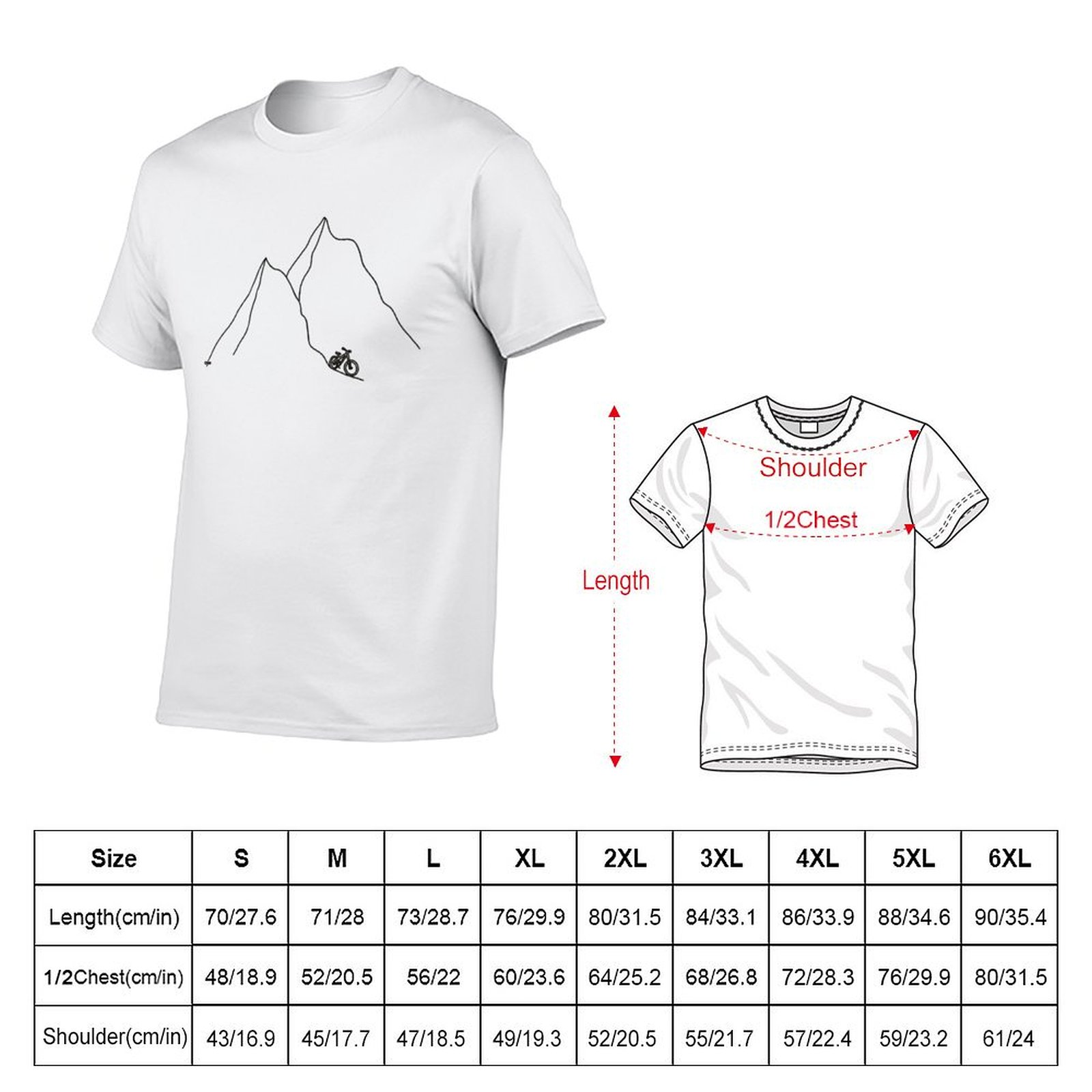 T-shirt Mountain Bike (design  - Mountain Biking Holidays recensione e prezzo