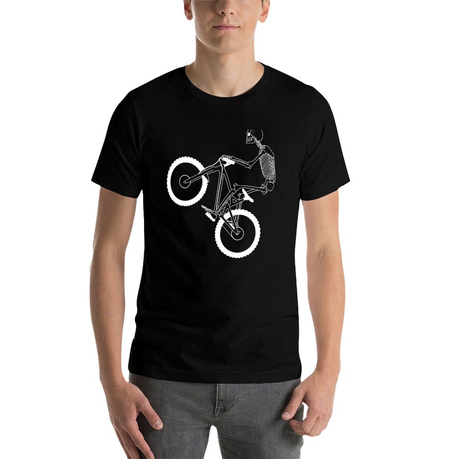 T-shirt con stampa scheletro d - Mountain Biking Holidays recensione e prezzo